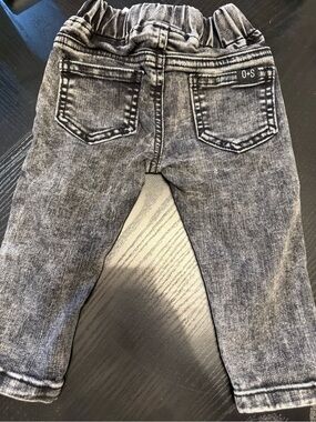 Scout Gray Wash Elastic Waist Kids Jeans